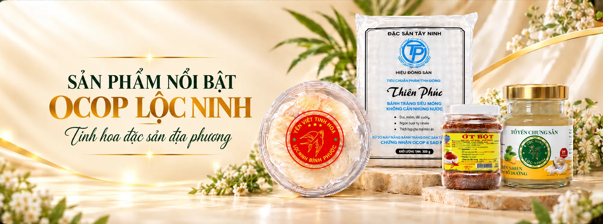 Sản phẩm nổi bật OCOP Lộc Ninh – tinh hoa đặc sản địa phương